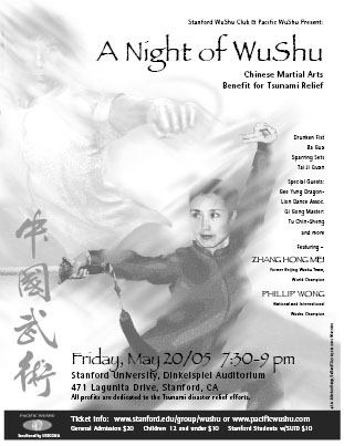 A Night of Wushu flyer